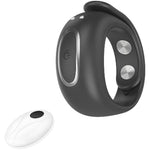 10 Vibration Modes Adjustable Penis Ring With Watch Strap Design, Usb Recharge Waterproof Quietly Vibrating Cock Ring Adult Sex Toy For Men - Remote