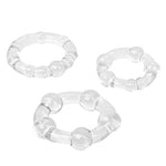 California Exotics Novelties Island Rings - Clear