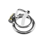Cock Cage With Metal Catheter Sex Toys Male Chastity Devices With Invisible Lock And 2 Keys Stainless Steel Adult Toy Chasity Cages Used To Restrain Man'S Penis (1.96In)