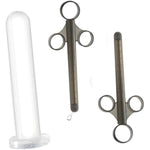 2 Reusable Lube Applicator Enema Douche+Butt Plug