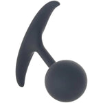 Premium Silicone 3.9 Inch Round Weighted Anal Plug With Lube 1Oz | Butt Plugs | Anal Sex Toys | Anal Plugs