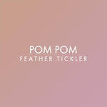 Pom Pom Feather Tickler – Soft Marabou Feather Sensual Teaser – Body Tickle Toy For Couples – Luxury Erotic Massage & Foreplay Accessory – Black