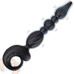 Male Sex Toys Anal Plug, Vibrating Butt Plug With 10 Modes? Anal Beads Prostate Massager For Women & Men, Waterproof Silicone 3 Vibrating Motor G Spot Stimulator Adult Sex Toy For Men
