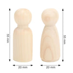 Wooden Arch Kit, Unfinished Wooden Figures for DIY Art Craft Painting Drawing