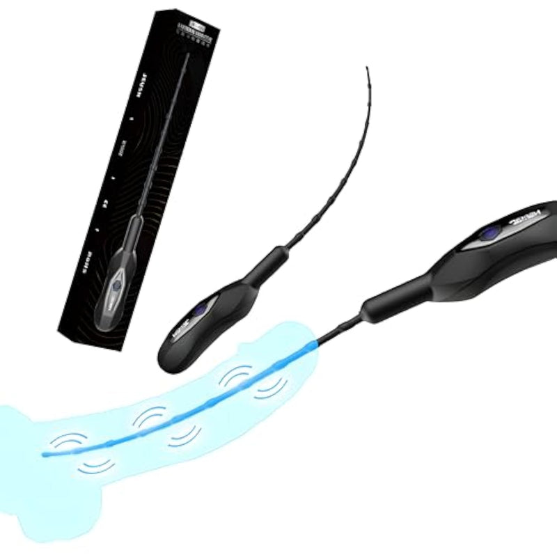 Sex Toys For Men Vibrating Urethra Stimulation With Beads Urethral Sound Waterproof Male Masturbator Usb 10 Vibration Modes Penis Plug Shaft Shocker Oh-Ot-275-B