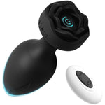 Anal Plug Vibrator Butt Plug Expander 10 Vibration Modes With Remote Control Super Horsepower Men Women Sex Toys (Black)