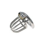 Metal Chastity Lock Penis Cage Bondage Tool Hollow Chastity Cage With Key Couple Training Adult Toy