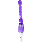 Vibrating Anal Beads Butt Plug,Electric Shock Anal Vibrator Prostate Stimulator Flexible Silicone 7 Beads Vibrating Anal Plug G-Spot Stimulator Anal Plug Sex Toy For Men,Women (Purple)