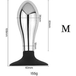 Butt Plug Anal Plug Training Personal Anal Sex Toys With Suction Cup Base For Male, Female And Beginner L