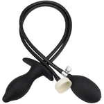 Adult Products Flushing Enema Anal Plug Wearable Inflatable Anal Plug Male Prostate Massage Silicone Butt Plug