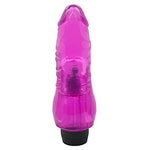 7.2" Realistic Vibrating Dildo with Clit Stimulator - 2.6" Thick Width - G-Spot and P-Spot - Sex Toy for Men Women Couples - Multi-Speed Vibrator - Body-Safe TPE - Vaginal Anal Masturbation - Pink