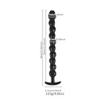 11.81'' Super Long Anal Beads Butt Plugs - Flexible Anal Chain Sex Toys with 10 Knots Anus Balls Prostate Massage Opening Trainer Stretcher Dildo Analplug for Men Gay Women Couples BDSM Games