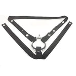 Adjustable Male Chastity Device with Black Elastic Band Rope and Stereo Cutting Auxiliary Belt