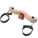 Cock Bondage Flail With Wooden Clip And Ball Torture Bdsm Bondage Gear Accessories Sex Restraints Enforcer Adjustable Ankle Cuffs For Couples Sex Games