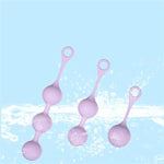 3Pcs Silicone Bead Anal Plug Set For Men And Women Masturbation Massage Stick With Pull Ring Sex Toy