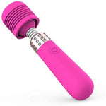 Mini Vibrator, Adult Sex Toy Pocket Size Vibrating Wand, Clitoral Stimulator, Waterproof, Quiet, Discreet, Powerful Vibration, Personal Clitoris Massager, 10 Speed Vibrator For Women (Pink)