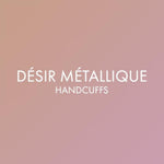 Désir Métallique – Wearable Silver Mesh Bracelets Turn Into Handcuffs With Detachable Chain, 15–24?Cm (Black)