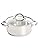Sangerfield Stainless Steel Cookware, 3.0-Quart Dutch Oven w/Steamer Basket