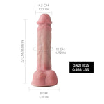Realsense Pink Silicone Thrusting Dildo, 10 Vibration Modes, 5 Thrusting Modes, Design For Durable And Discreet Packaging
