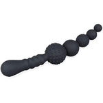 Anal Beads, Silicone Anal Butt Plug With Safe Handle And Particles G-Spot Massager For Men Women