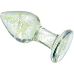 Luminous Glass Butt Plug Anal Plug Anal Sml Trainer Dilators With Rounded Safety Bottom, Crystal Glass Dildo G-Spot Massager Adult Sex Toys For Men Women (Sml)
