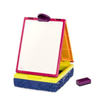 Portable Kids Art Easel Case with Whiteboard & Blackboard