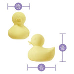 Blush Play With Me: Splash Duck 3" Clitoral Vibrator ~ 10 Powerful Vibrations ~ Neck Nipple Vaginal Play Stimulator & Full Body Massager ~ Luxury Silicone Vibrators Sex Toys for Women Couples ~ Yellow