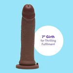 Lifelike Lover 10 inch Large Realistic Dildo for Women, Brown