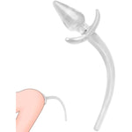 Anal Plug With Long Dog Tails Butt Plug With T-Shaped Base Prostate Massager Animal Dildo Flirting Cosplay Adult Sex Toys For Women Men Tpe (Xl)