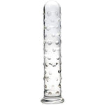10.43 Inches Large Glass Anal Dildo Sturdy Long Dildo With Massage Pellets Pleasure Wand For G-Spot Stimulation Prostate Massage Adult Sex Toy For Men Women Couples