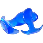 Super Big Anal Plugs Dildo, 8.3 Inch Blue Mango Butt Plug Massage For Men,Women