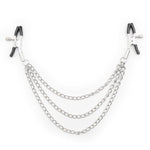 Adjustable Stainless Steel Body Chain Nipple Clips Bondage Mouth Gag Set Blindfolds Bdsm Kit Couples Restraints Jewelry Sex Toys