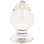 Large Glass Butt Plug Crystal Anal Plug Sex Toys Pleasure Bomb Plug Personal Sex Massager For Couple