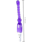 Vibrating Anal Beads Butt Plug,Electric Shock Anal Vibrator Prostate Stimulator Flexible Silicone 7 Beads Vibrating Anal Plug G-Spot Stimulator Anal Plug Sex Toy For Men,Women (Purple)
