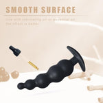 Silicone Anal Plug,Buttplug,Anal Toy For Man And Woman.Comfortable And Pleasurable Anal Toys For Long Time Wear .Premium Silicone Material Anal Sex Toys.Anal Plugs For Anal Training (Five Beads)