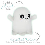 Glow In The Dark - Ghost - Microwavable & Weighted Plush Stuffed Animal - Heated Plushie For Warmth - Cute, Soft, Cozy Toy For Adults & Children (Boys, Girls, & Toddlers) By Warm Pals