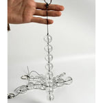 Vagina Plug Butt Plug Anal Plug For Anal Sex Glass Anal Trainer Toy Anal Beads Prostate Massager With Ring For Men Women Anal Sex Toys (S)