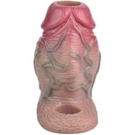 5" Realistic Dildo Sleeve Men Penis Sleeve With Cock Ring, Reusable Penis Enlarger Sleeve Silicone Penis Sheath Adult Sex Toy, Penis Extender Sleeve Men Sex Tool (Skin)