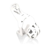 Unique Cock Cage With Swallow Tail Detail, Rooster Chastity Devices With Hollow-Out Feature Adult Sex Toys For Men Penis Invisible Lock Mechanism For Sm Fetish And Role Play Scenarios (White,S)