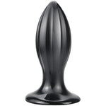 Pvc Anal Plugs Butt Plugs Anal Sex Toys With Suction For Masturbation Sex Toys For Men Women Couples (L) Black