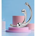 Massage G-Spot Stimulate Fetish Plug, Pure G Spot Metal Wand Anal Prostate Massage Stick Anal Plug Dildo Bedroom Sleeping Restraint Neutral Masturbation