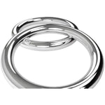Metal Bondage Penis Cock Rings Mutil-Size Metal Penis Loop Delay Ring Stronger Erection Enhancer Sexual Toy For Male