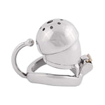 Ergonomic Design 304 Stainless Male Chastity Device Base Ring Spares With Separation Hook Compatible With 1.38" Pilot Hole Cage H1140 (1.57 Inch / 40Mm)