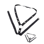 Anti-Off Male Chastity Cage Device Elastic Band Auxiliary Belt Adjustable Rope-Three Way Elastic Band