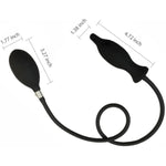 Silicone Expand Inflatable Anal Plug Adult Sex Toy Anal Trainer Women Men Self Pleasure Beginner Inflatable Anales Plug Air Pump Explosion-Proof Massager