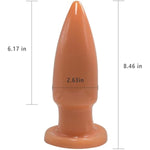 8.46 In Huge Thick Anal Butt Plug Trainer Super Big Butt Plug Anal Sex Toys With Suction Cup Anus Dilator Anal Dildo Anal Toy For Advanced Women Men Large Anal Stretcher (Skin Color)