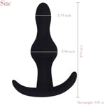 Anal Trainer Set Silicone Butt Plugs, 5Pcs Anal Training Kit With Flared Base Prostate Massager Sex Toys For Beginner Mens And Women