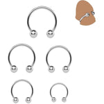 Stainless Steel Ring Cock Ring 6 Metal Foreskin Retention Rings Sex Toy For Men Delay Ejaculation Potency Increase