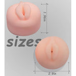 2 Piece Extended Men'S Penis Pump Cover Masturbator Sleeve Realistic Vagina Cover Replacement Seal Cap Large 2.5-Inch Cylindrical Penis Pump Cover For Stronger Erections (Short Pink +Pink)