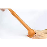 Super Long Liquid Silicone Butt Plug With Strong Suction Cup Waterproof Anal Plugs Prostate Massage Stimulation Anal Trainer Kit For Beginner Advanced Players (M)